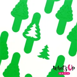 WV202 Pine Tree Stencils, 2 ark, (40 stk) Whats Up Nails